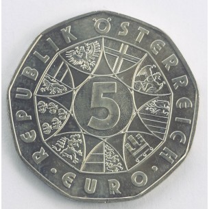 AUTRICHE 5 Euro - 850 ans de Mariazell 2007 Vienne 2