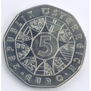 AUTRICHE 5 Euro Centenaire de la reforme du droit de vote... 2
