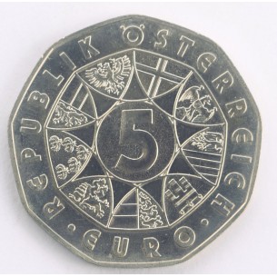 AUTRICHE 5 Euro Présidence de l'Union Européenne  2007 Vienne 2