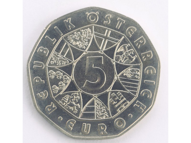AUTRICHE 5 Euro Présidence de l'Union Européenne  2007 Vienne