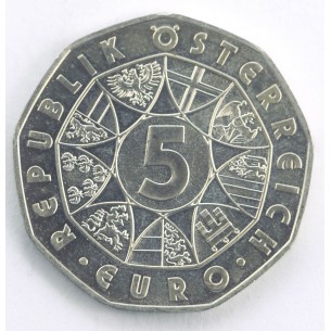 AUTRICHE 5 Euro 250ème Anniversaire de la naissance de Mozart 2006 Vienne 2