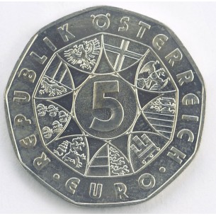 AUTRICHE 5 Euro - Fussball 2004 Vienne - 2