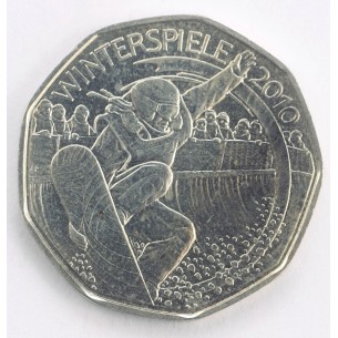 AUTRICHE 5 Euro -Jeux Olympiques d'Hiver Vancouver - Saut...