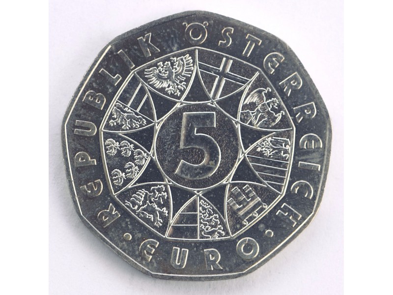 AUTRICHE 5 Euro -Jeux Olympiques d'Hiver...
