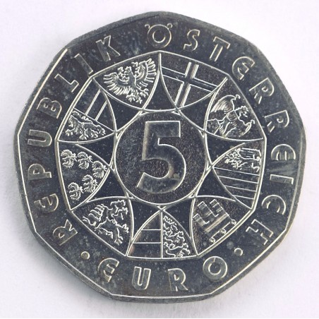 AUTRICHE 5 Euro -Jeux Olympiques d'Hiver Vancouver - Saut à ski -2010 Vienne