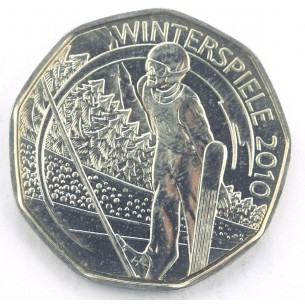 AUTRICHE 5 Euro -Jeux Olympiques d'Hiver Vancouver - Saut... 2