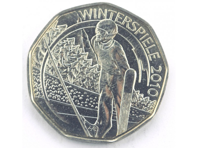 AUTRICHE 5 Euro -Jeux Olympiques d'Hiver...