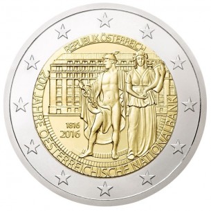 2 Euro Autriche 2016
