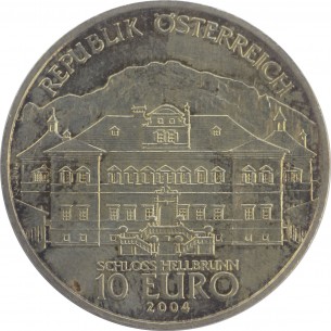 AUTRICHE 10 Euro -Château d'Hellbrunn 2004 2