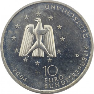 ALLEMAGNE 10 Euros 2004 -Station spatiale internationale ISS 2