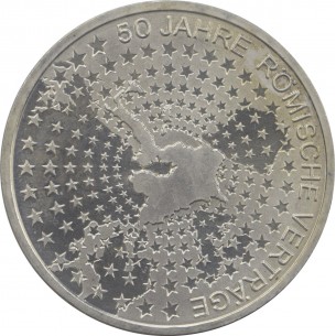 ALLEMAGNE 10 Euros Traités de Rome 2007