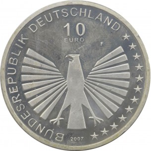 ALLEMAGNE 10 Euros Traités de Rome 2007 2