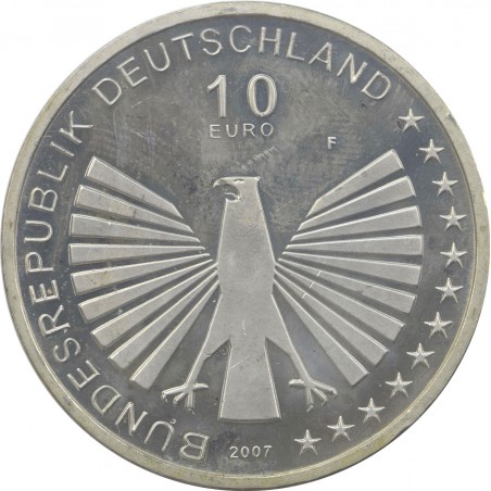 ALLEMAGNE 10 Euros Traités de Rome 2007