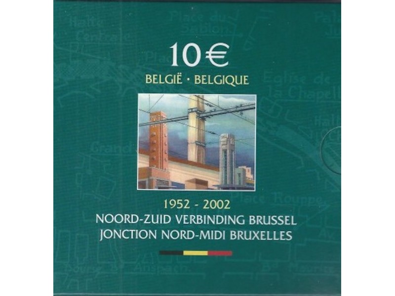10 Euros BE BELGIQUE, Jonction Nord Midi...