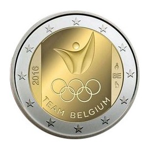 2 Euros commémorative Belgique 2016-horizondescollectionneurs.com