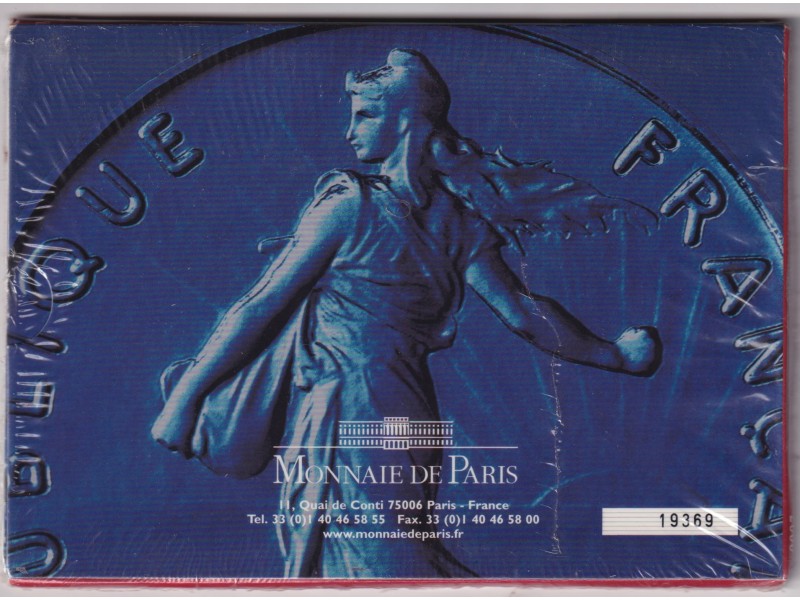 BU FRANCE 2000 -Monnaies courantes Françaises...