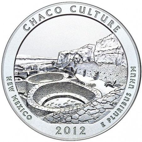 États -Unis D'Amérique 1/4 Dollar Chaco Culture 2012 Atelier S
