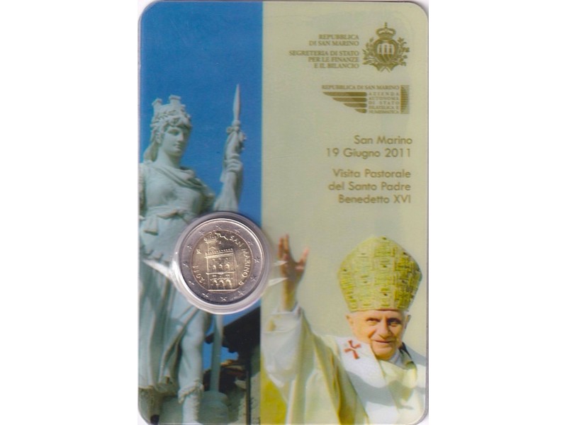 2 euros MARIN 2011 Coincard