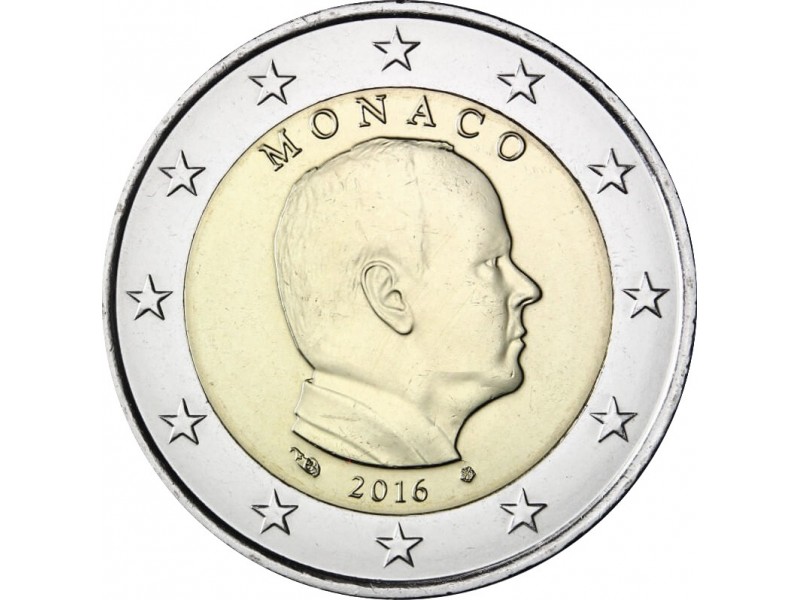 2 Euros MONACO 2016 - Portrait du prince Albert II