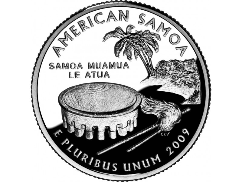 États -Unis D'Amérique 1/4 Dollar American Samoa 2009 Atelier D