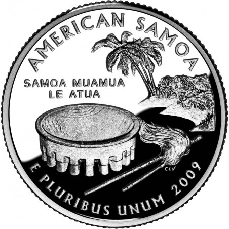 États -Unis D'Amérique 1/4 Dollar American Samoa 2009 Atelier D