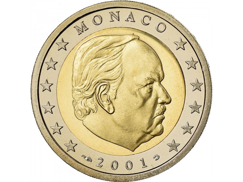 81303 - 2 Euros MONACO 2001 -...