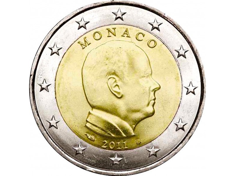 2 Euro MONACO 2007 Portrait du prince Albert II