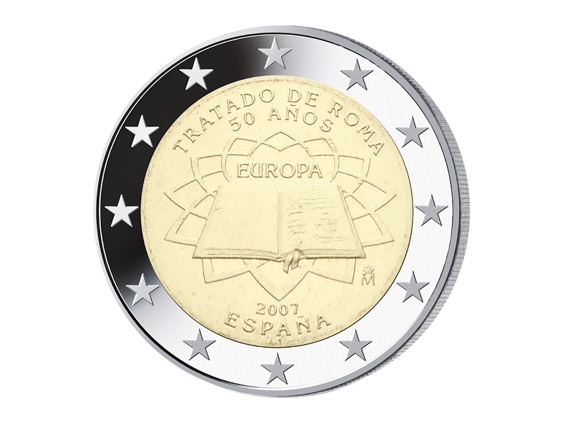 2 Euros ESPAGNE 2007- Traité de Rome