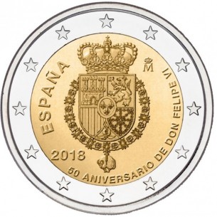 2 Euro ESPAGNE 2018 - Roi Philippe VI