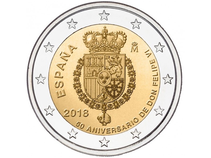 2 Euro ESPAGNE 2018 - Roi Philippe VI