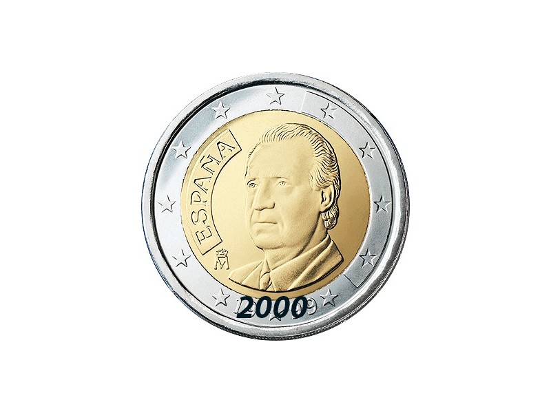 2 Euros ESPAGNE 2000 JUAN CARLOS