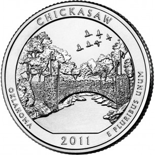 États -Unis D'Amérique 1/4 Dollar Chickasaw 2011 Atelier D