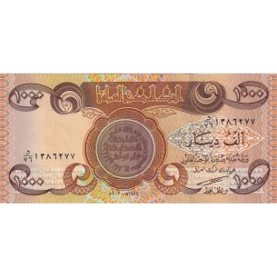 1000 Dinars IRAK 2003 P.93a
