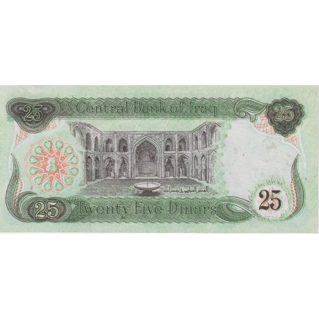 25 Dinars IRAK 1990  P.74b