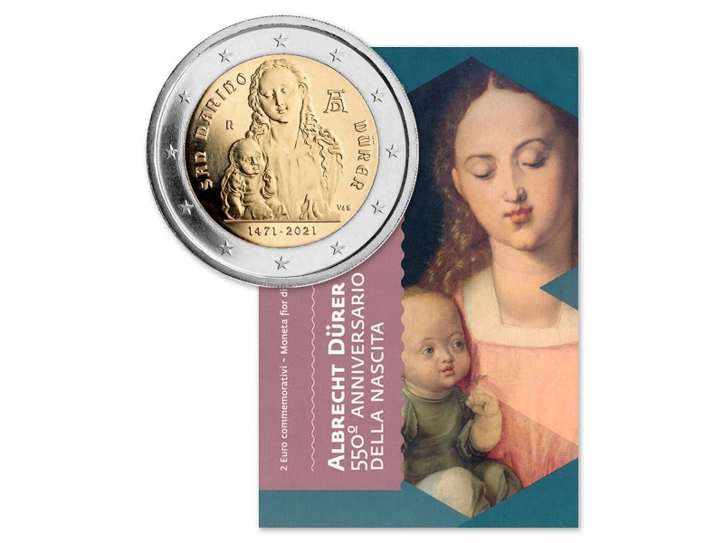 2 Euros SAINT MARIN2021- ALBRECHT DÜRER