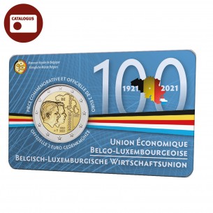 2 Euros BELGIQUE 2021 -Union économique belgo-luxembourgeoise 2