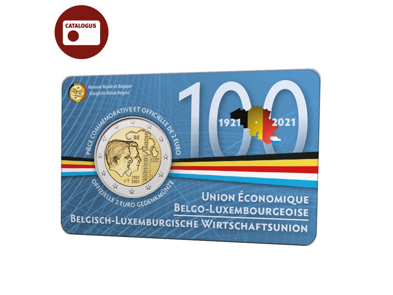 2 Euros BELGIQUE 2021, Union économique...