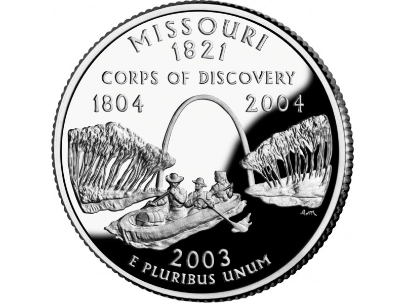 États -Unis D'Amérique 1/4 Dollar Missouri 2003 Atelier D