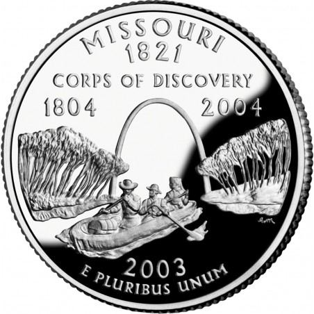 États -Unis D'Amérique 1/4 Dollar Missouri 2003 Atelier D
