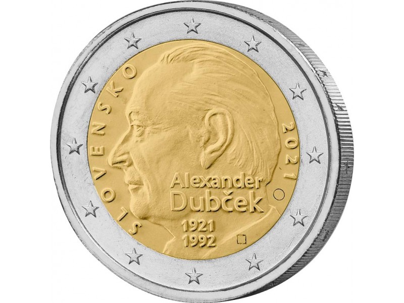 2 Euro Slovaquie 2021-Alexander Dubcek