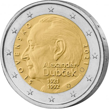 2 Euro Slovaquie 2021-Alexander Dubcek