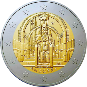 2 Euro commémorative 2021« Meritxell » 2