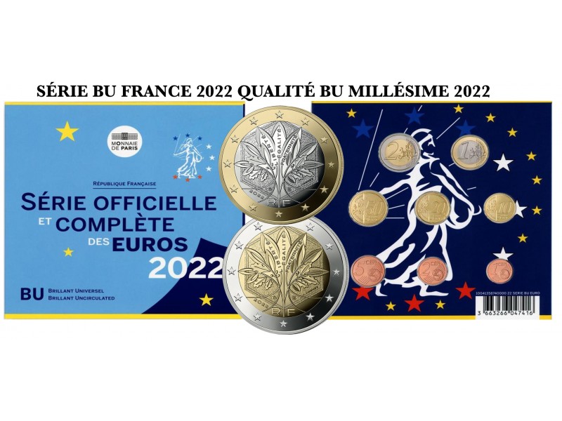 COFFRET BU FRANCE 2022- 2 NOUVELLES...