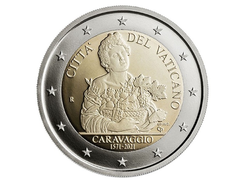 2 Euros VATICAN 2021 BE- Caravage