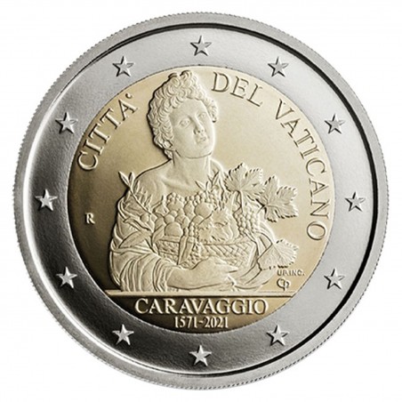 2 Euros VATICAN 2021 BE- Caravage