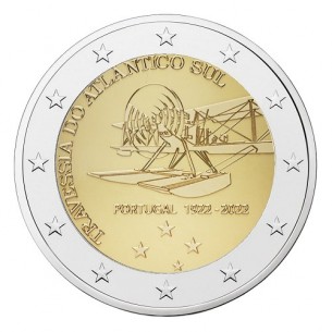2 Euros PORTUGAL 2022, Traversée de l'Atlantique Sud