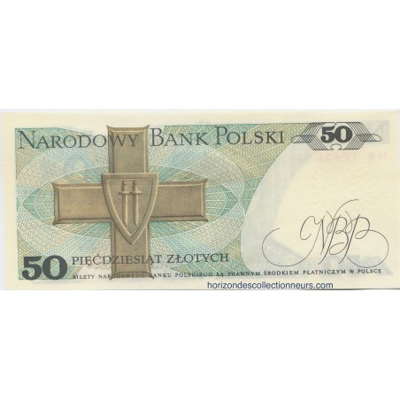 50 Zlotych  POLOGNE  1988 P.142c