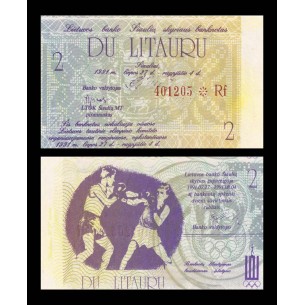 2 Litauru LITUANIE 1991