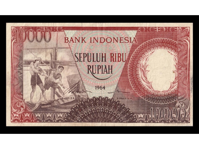 10000 Rupiah INDONÉSIE 1964 P.99