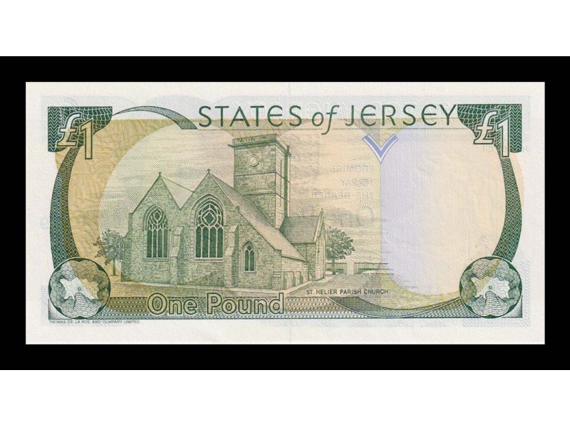 1 Pound JERSEY 1989 P.15a